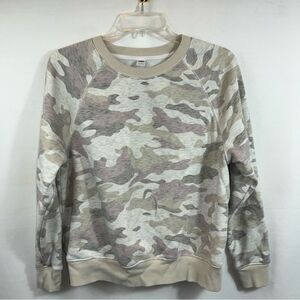 Old Navy Cream Camo Sweater 0473